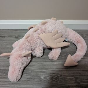 Plush Pink Dragon Toy